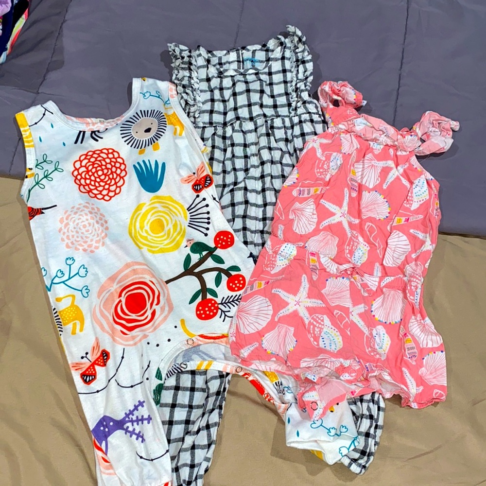 Toddler Girl Romper Set